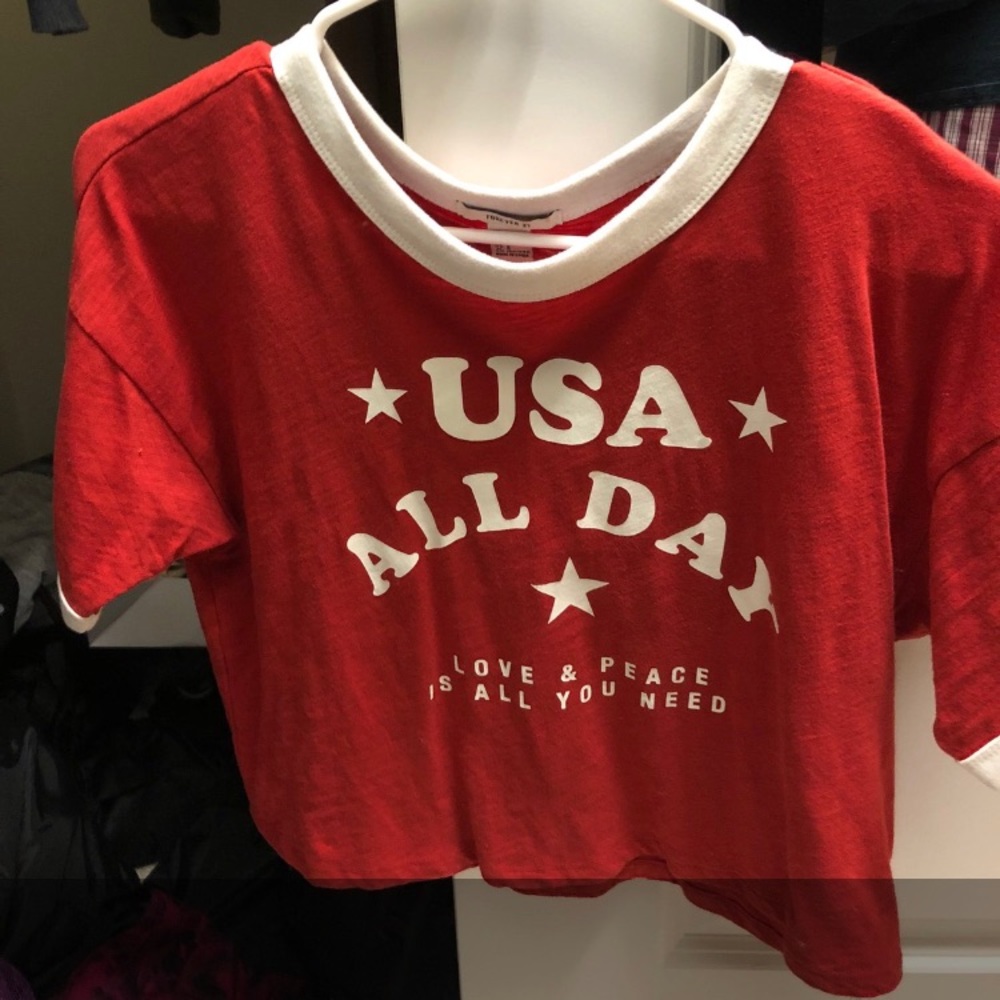 USA Crop Top